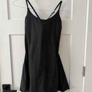 NWT HALARA SoftlyZero Plush Backless Active Dress-Easy Peezy Edition (Black | S)